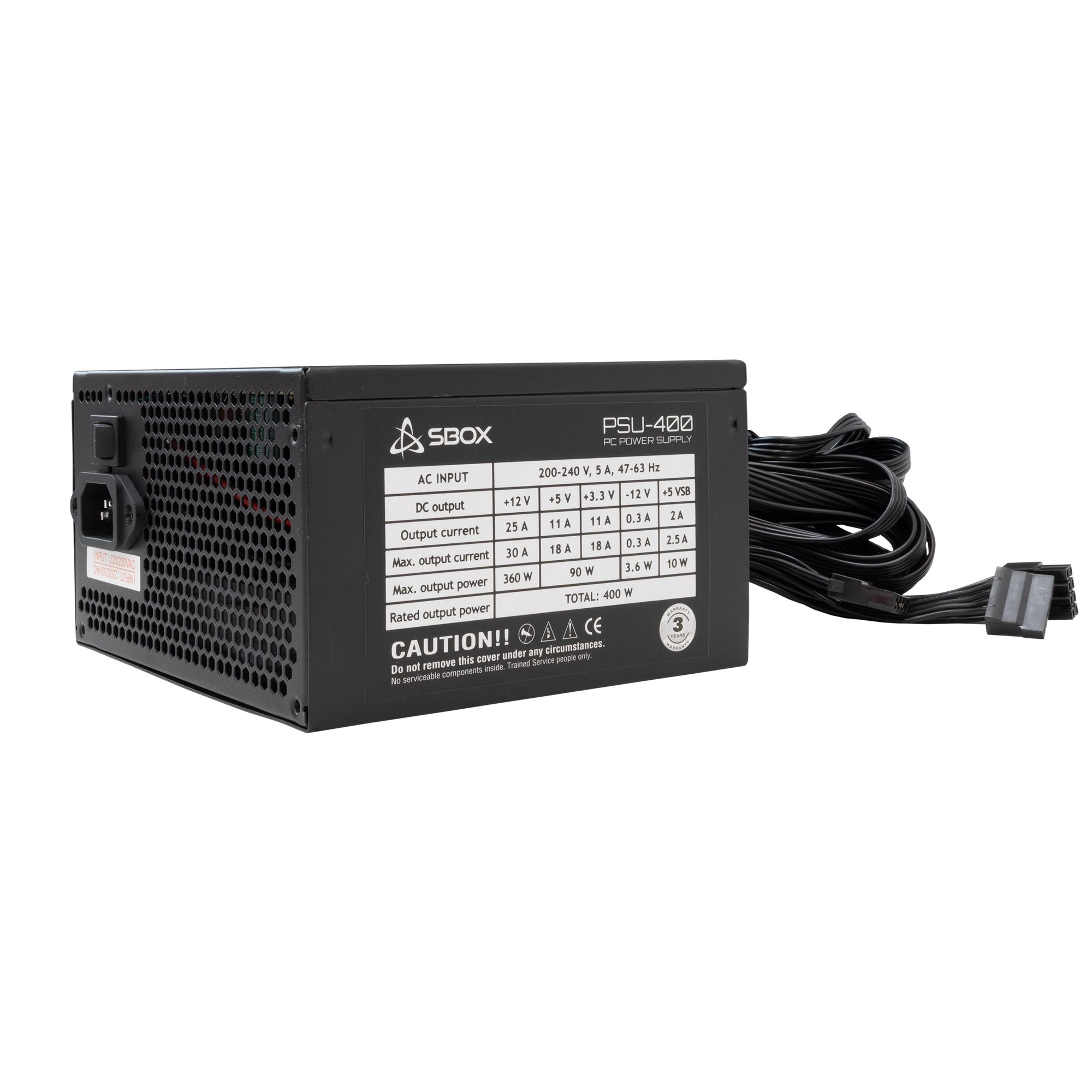 Sbox PSU-400-2 / ATX-400W T-MLX61620