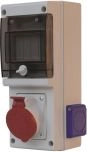 Scame Rozdzielnia wyposażona 1X16A/380V 3P+N+E 2X230V