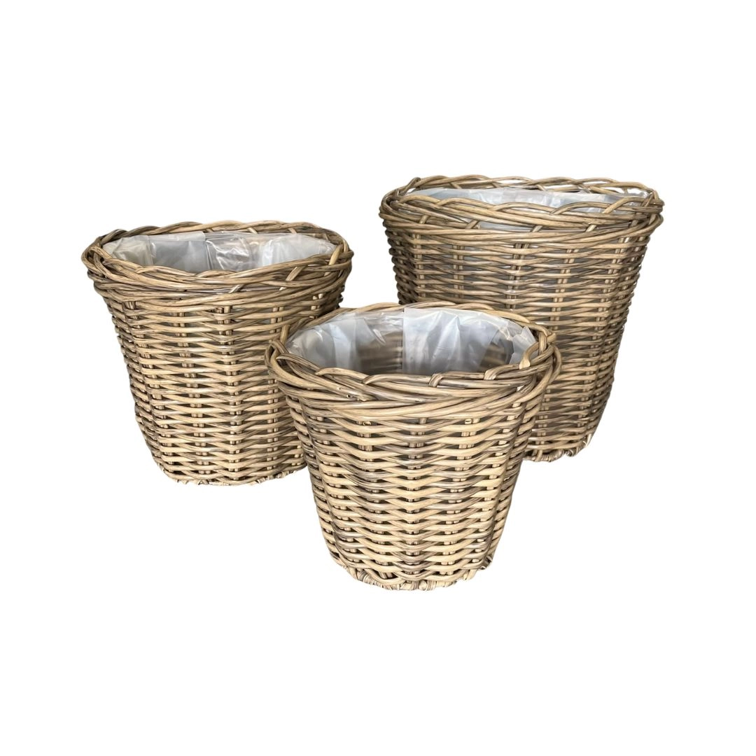 Scandinavian Collection - Rattan Plant Baskets