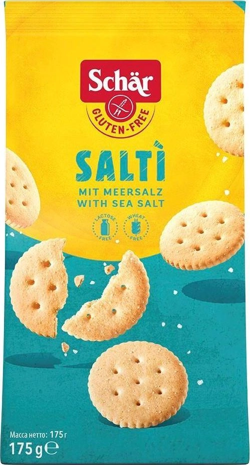 Schar Salti słone krakersy 175g bezglutenowe