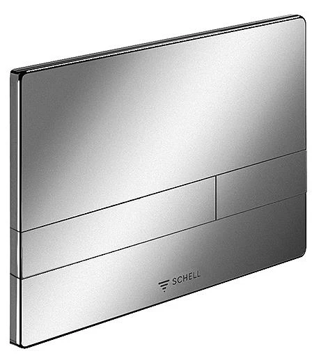 Schell Two-stage toilet flush button chromed