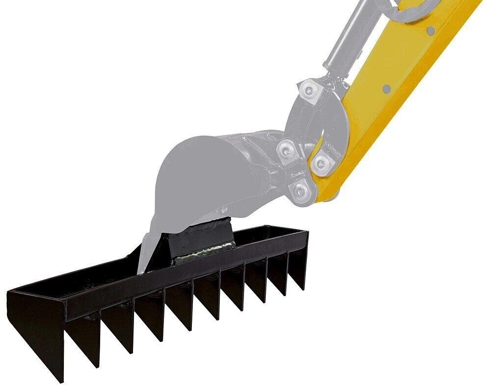 Scheppach Rake for mini excavator EXC815