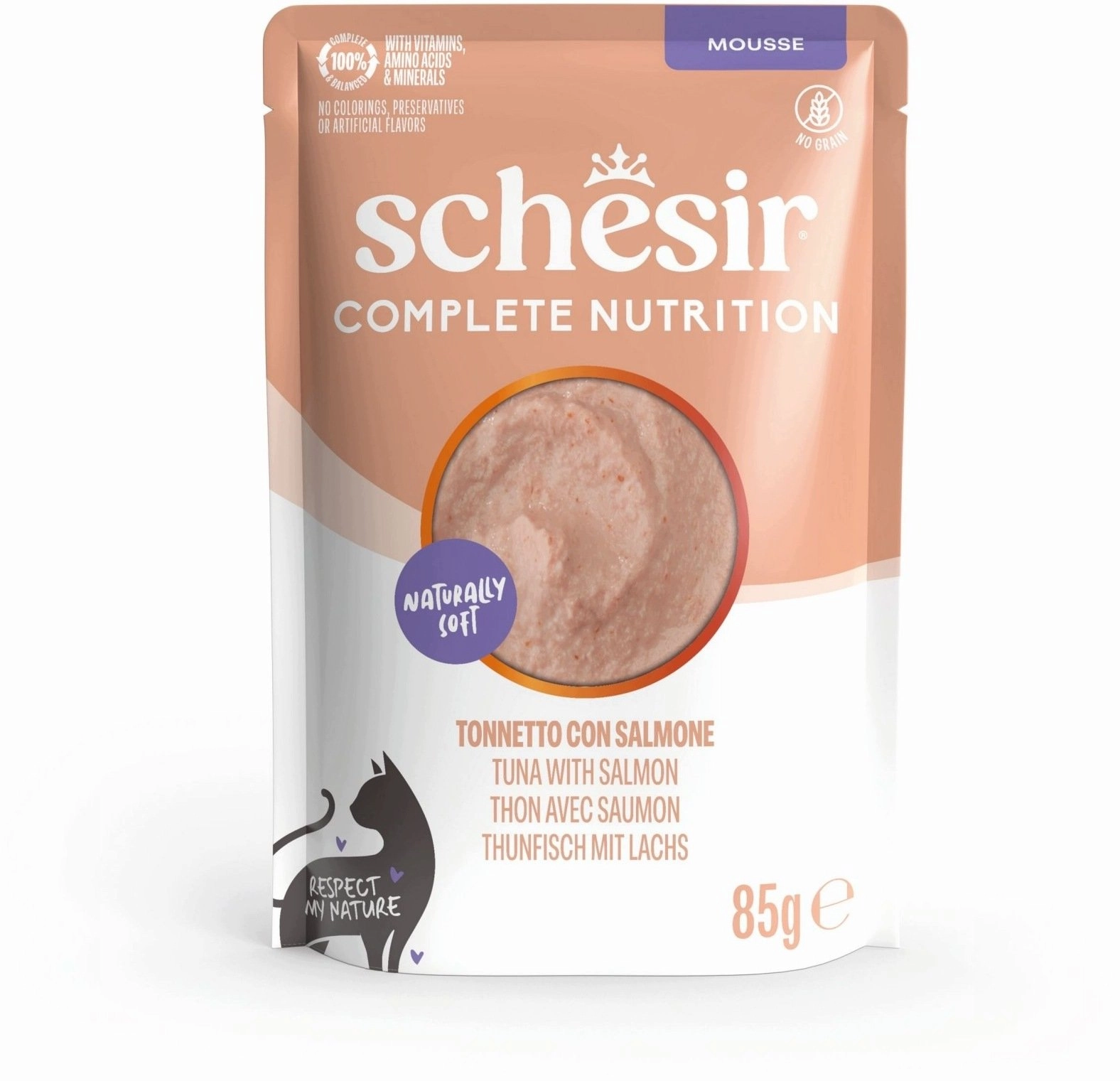 Schesir Complete Nutrition wet food for