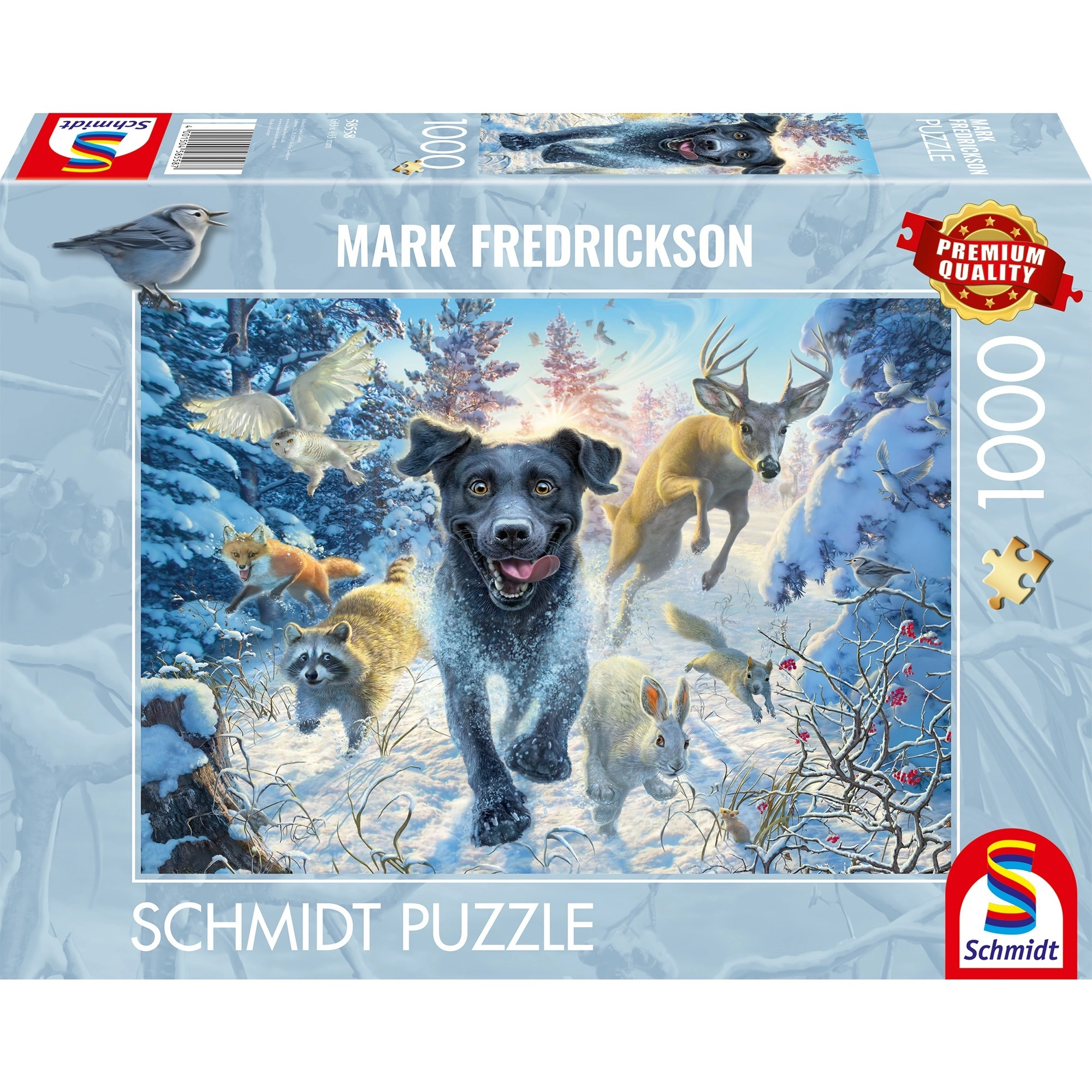 Puzzle PQ 1000 Mark Fredrickson Labrador