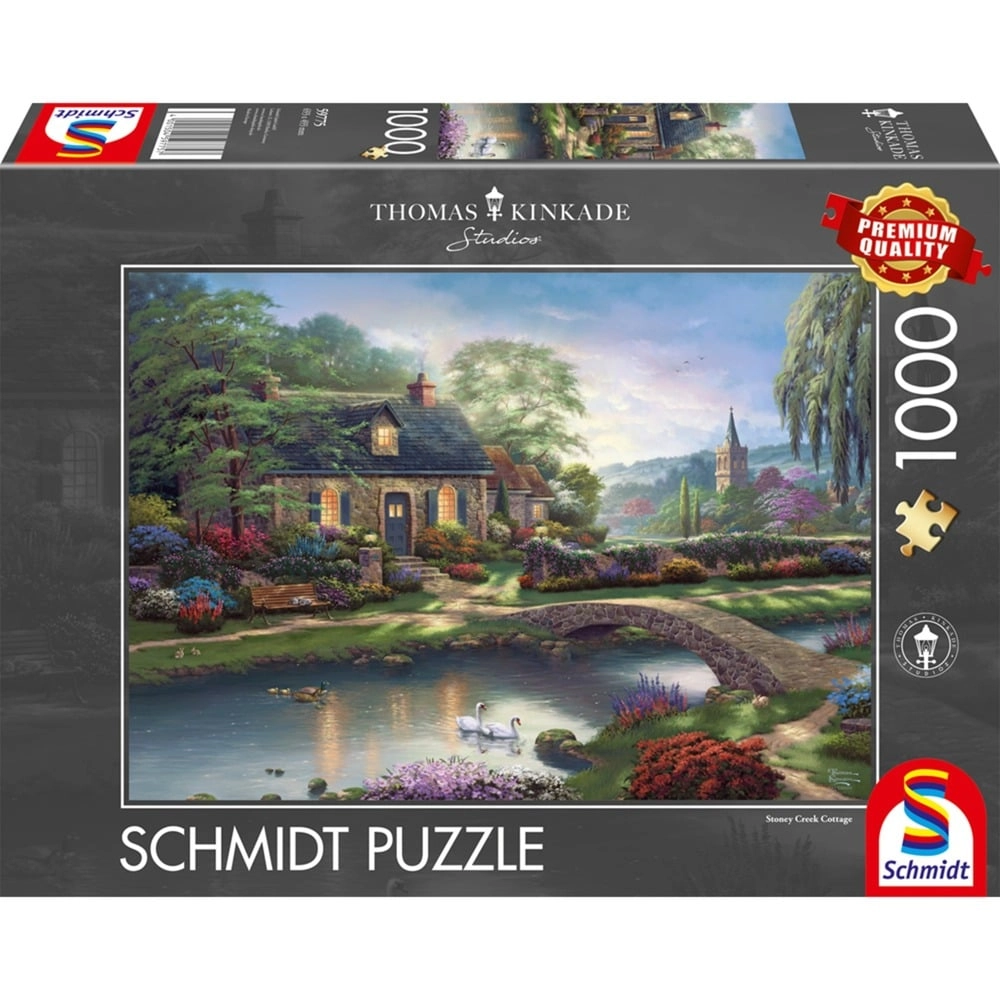 Puzzle PQ 1000 Thomas Kinkade Domek