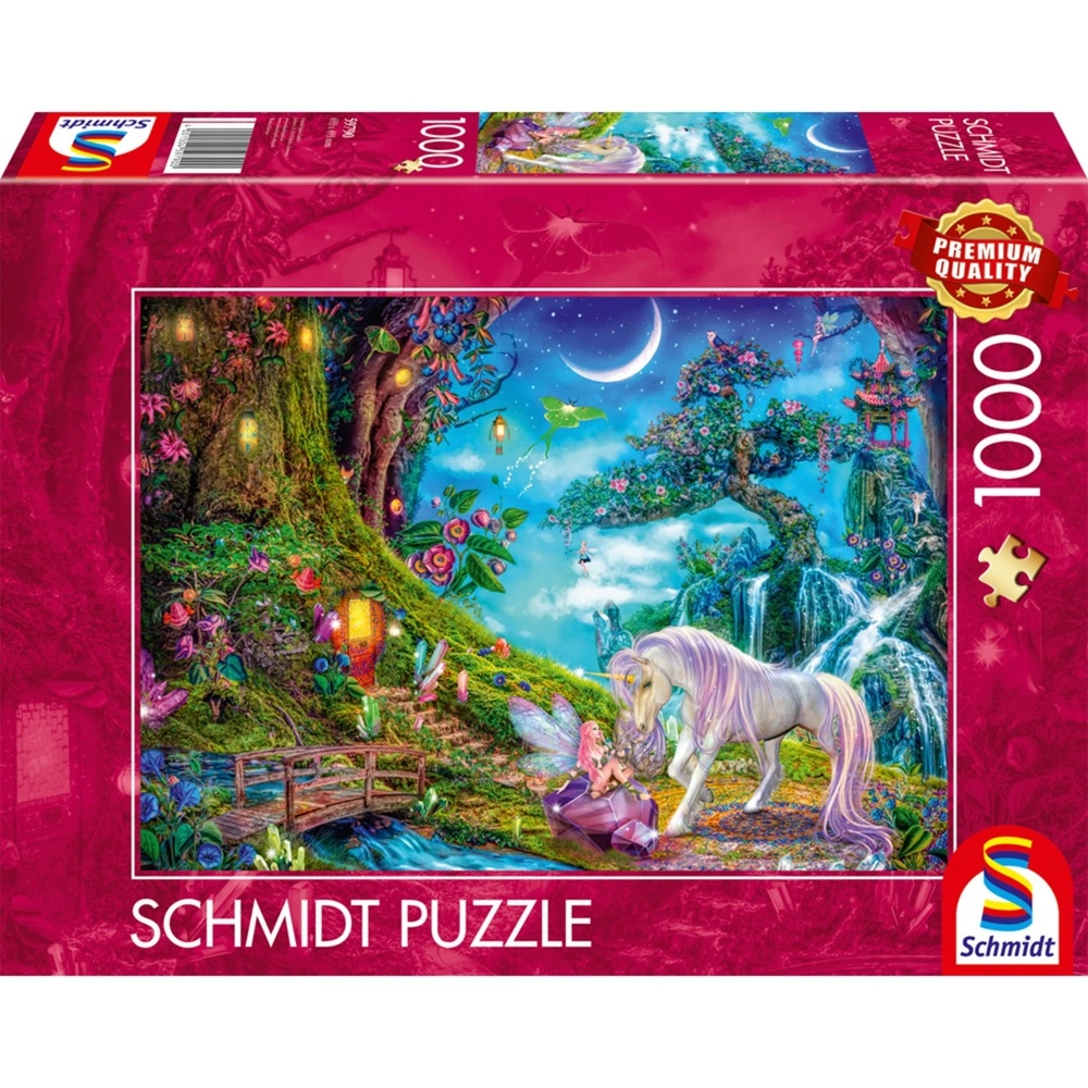 Puzzle PQ 1000 Jednorożec i wróżka