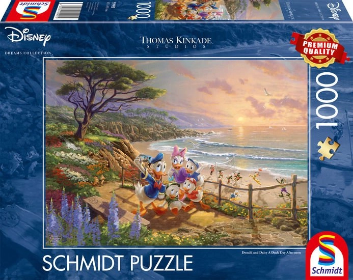 Puzzle 1000 pq donald duck  daisy