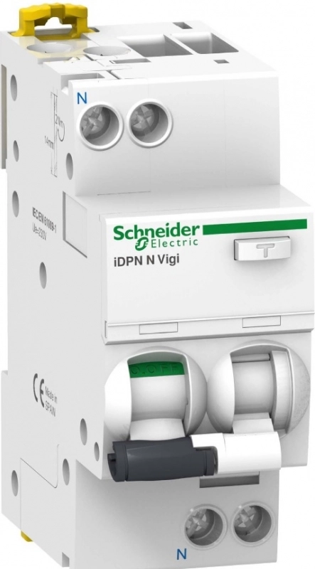 Schneider Residual overcurrent circuit breaker 2P