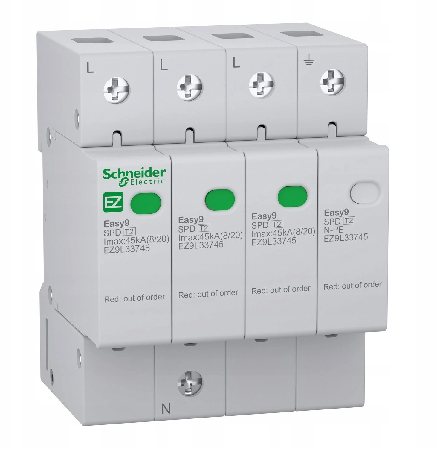 Schneider Surge arrester 3N Type2 45