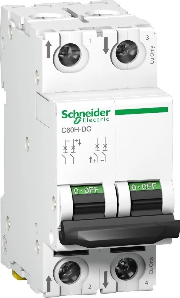Schneider Electric Wyłącznik nadprądowy 2P C60H-DC-C1-2