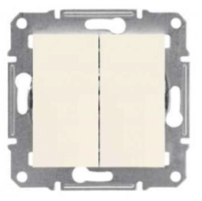 Switch 1+1 Asphore beige MEH 3606480595752