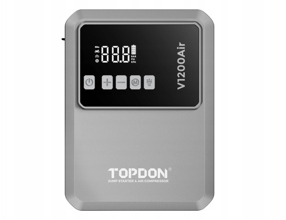 TOPDON Car Jump Starter JumpSurge V1200air/10000mAh/1200A/6