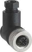Schneider Electric M12 female connector angled