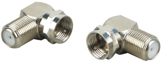 Schwaiger F-Winkeladapter F-Stecker-F-Buchse Silber WAD8321 531