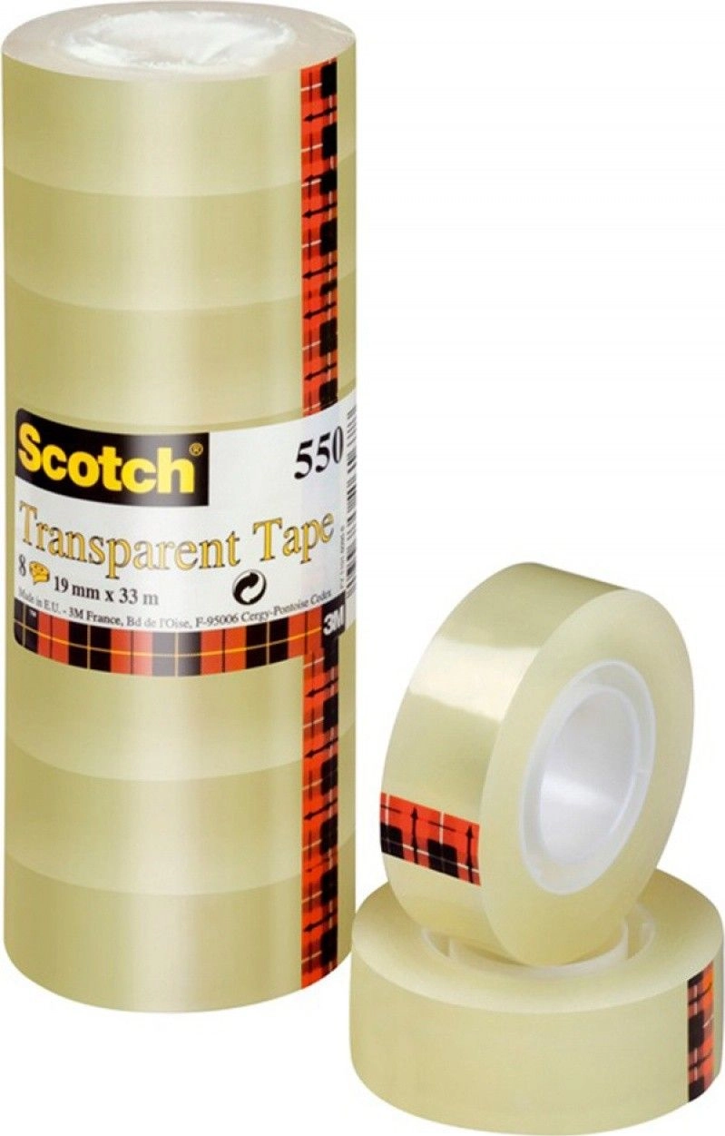 Scotch 550 office tape in transparent