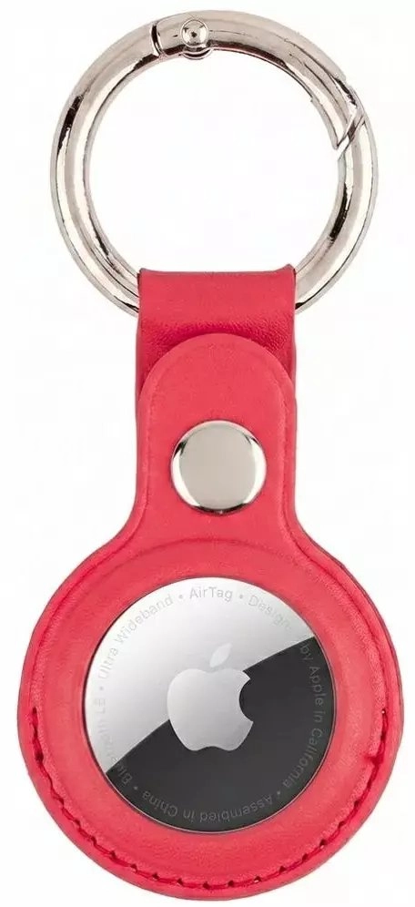 Sdesign Mercury etui Leather AirTag czerwony