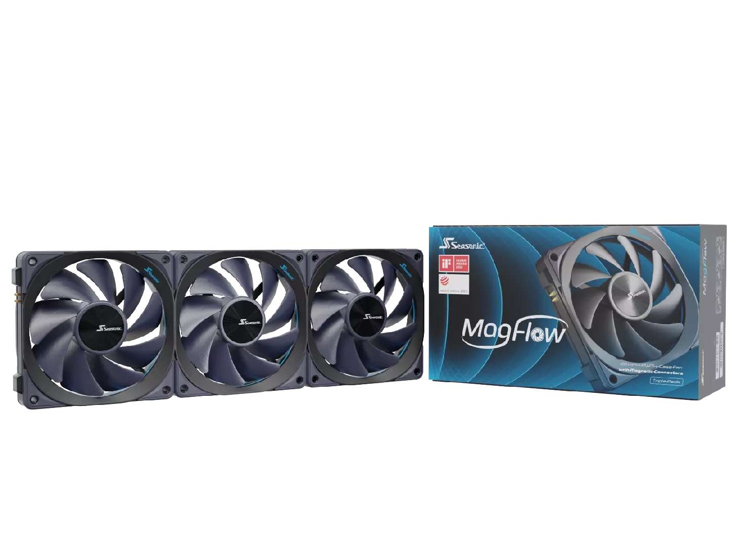 Seasonic MagFlow 3-Fan Kit Computer case
