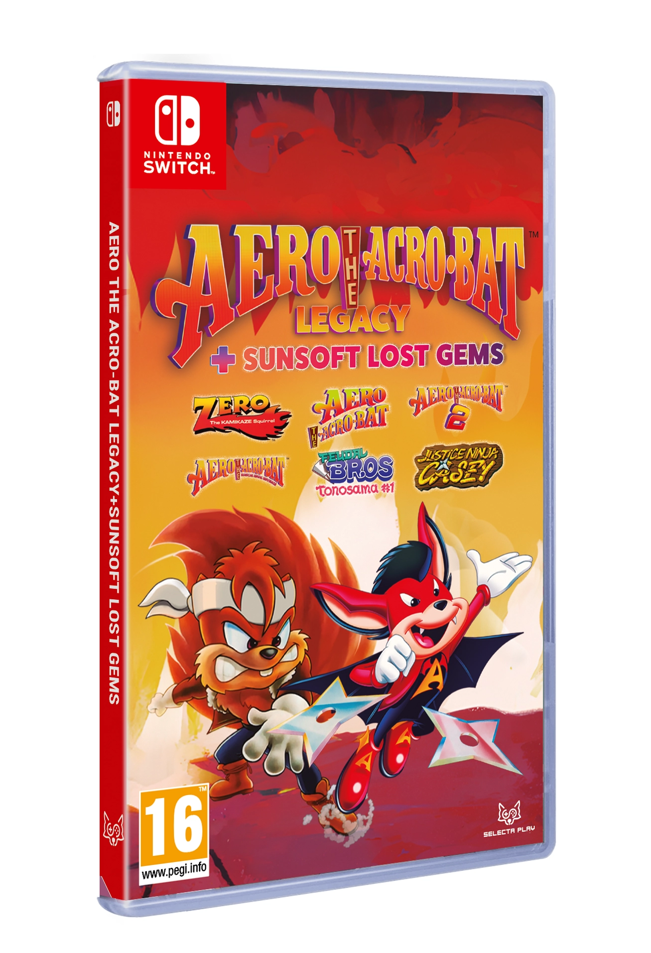Aero The Acro-Bat Legacy + Sunsoft