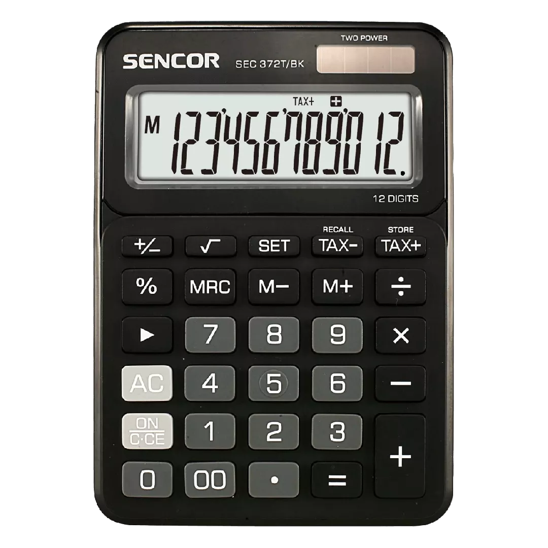 Sencor SEC 372T/BK calculator Desktop Basic