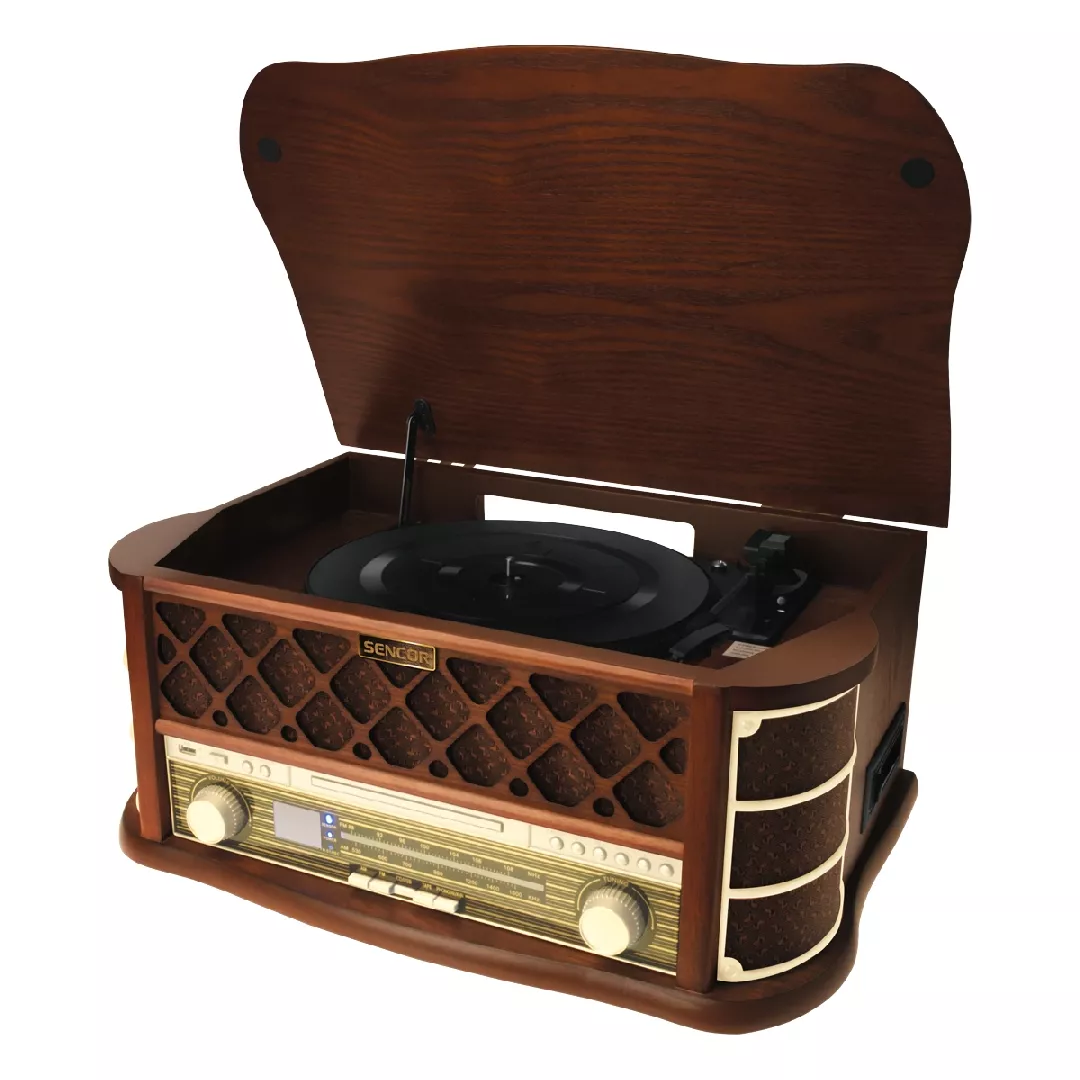 Sencor STT 016 audio turntable Brown