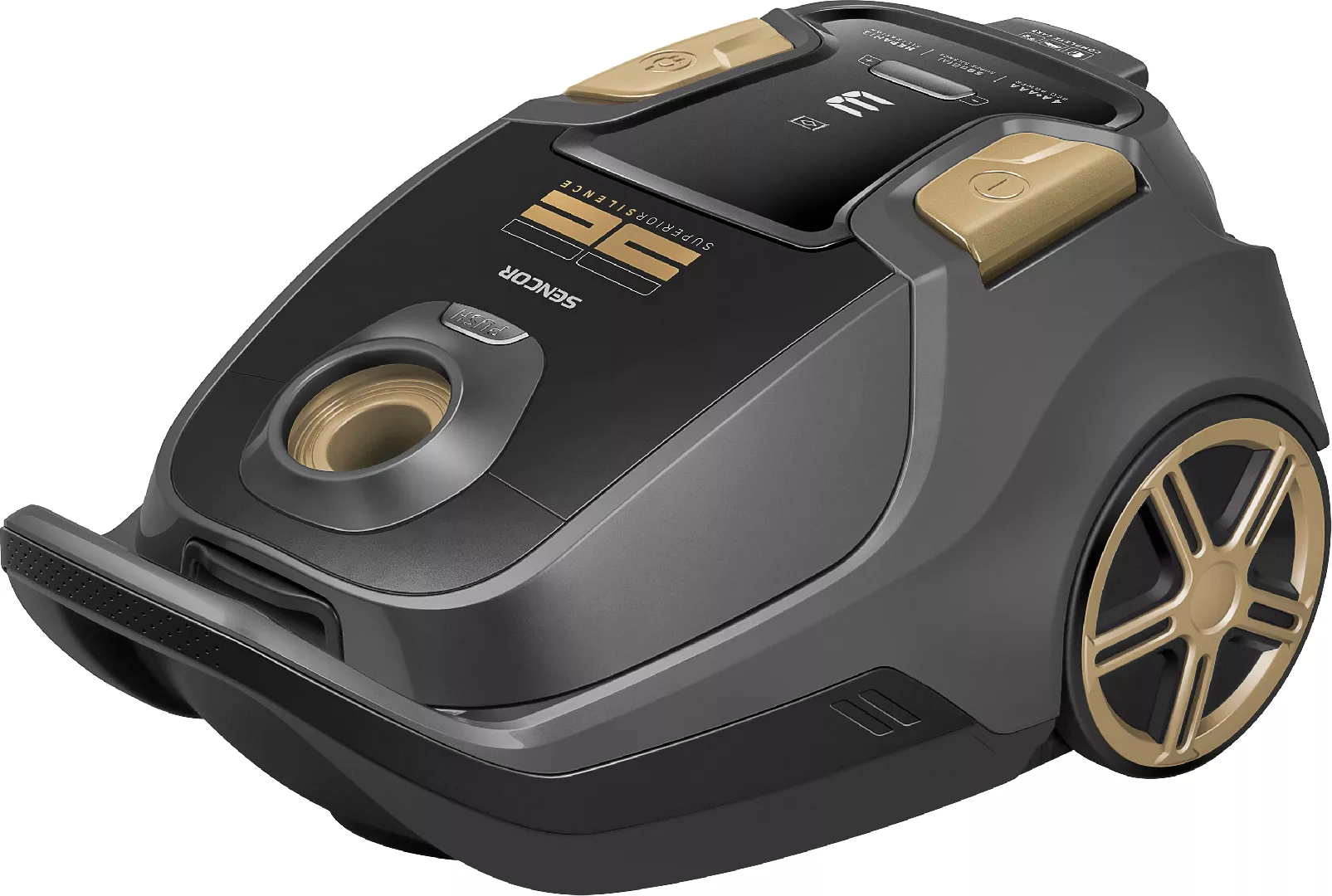 Sencor SVC 9300BK putekļusūcējs 4 L Cilindra putekļsūcējs Sauss 600 W Putekļu maiss