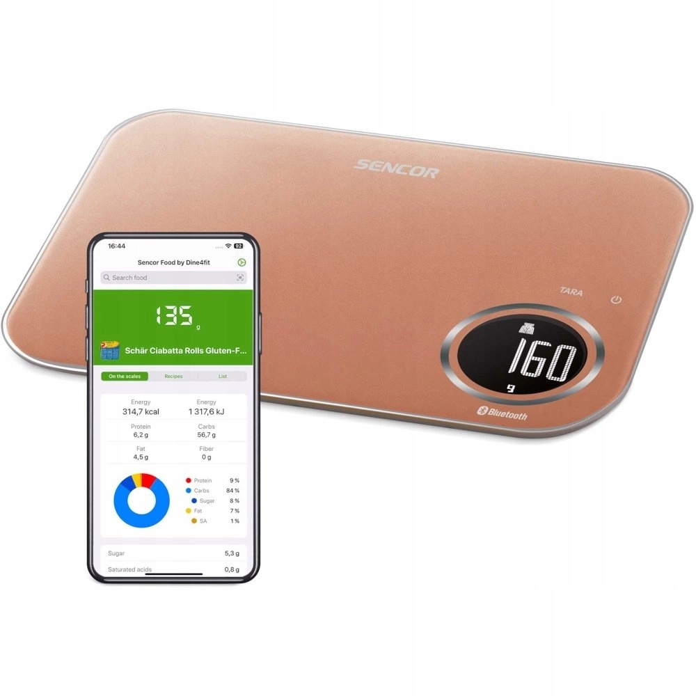 Sencor SKS 7176GD kitchen scale SMART