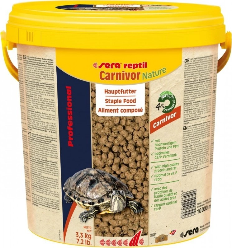 Sera Reptil Professional Carnivor Nature 10