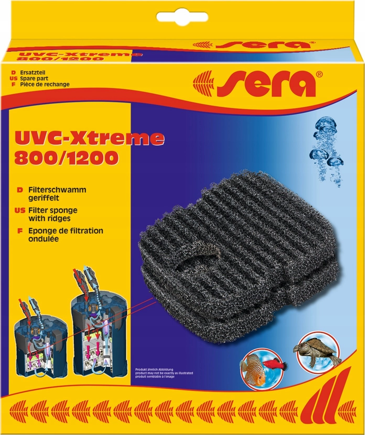 Sera Ribbed filter sponge for UVC-Xtreme