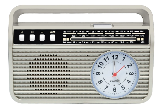 Retro Bluetooth speaker with FM/AM/SW radio