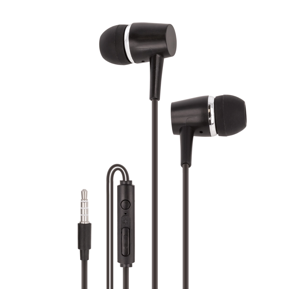 Setty wired earphones black GSM108669 5900495920614