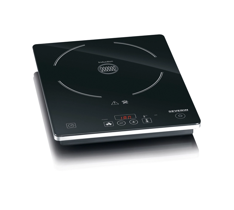Severin KP 1071 hob Black Countertop