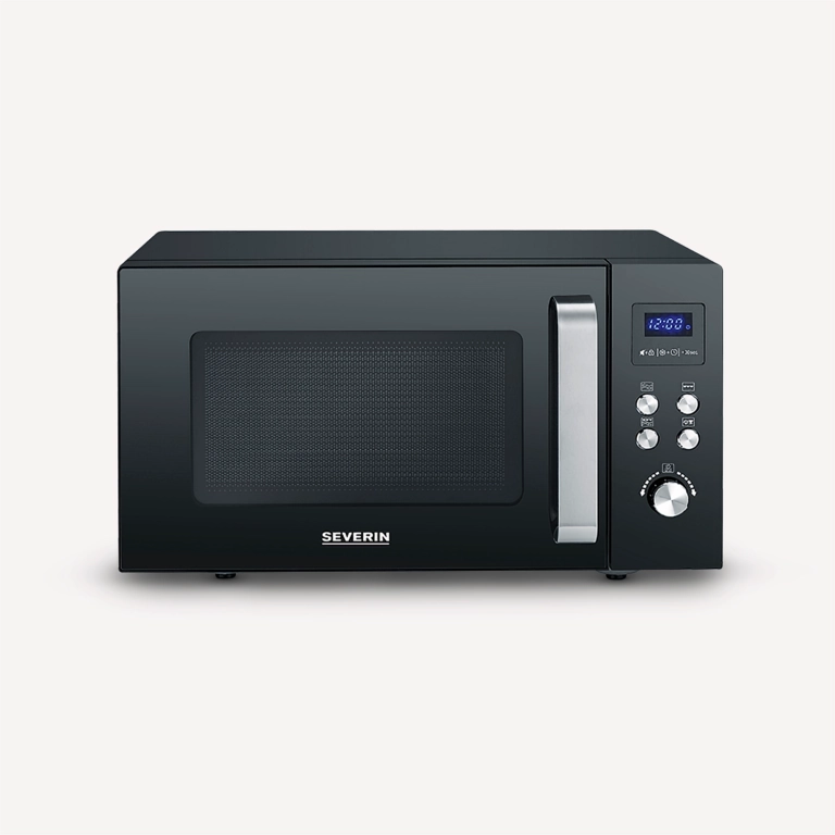 Severin MW 7763 microwave Black Silver