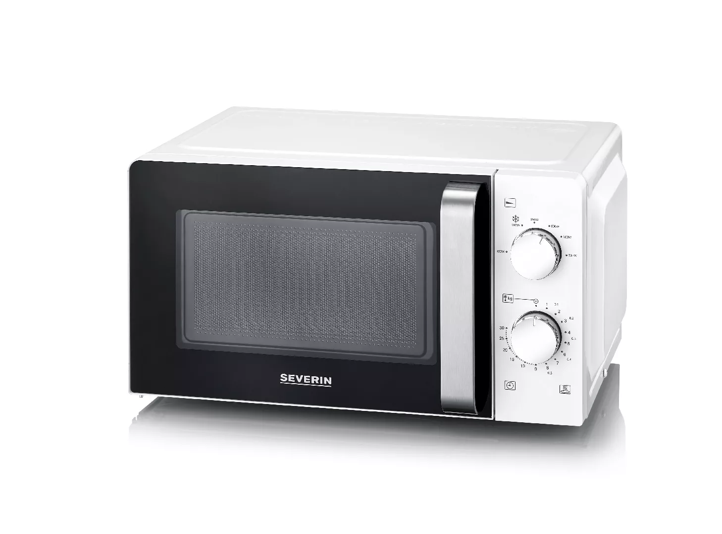Severin MW 7885 microwave Black White