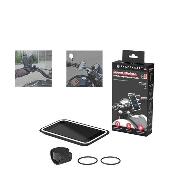 SHAPEHEART Magnētiskais telefona turētājs motociklam 3615743739406