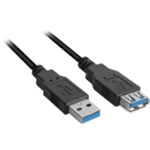 Sharkoon 1m  2xUSB3.0-A USB cable