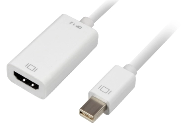 Sharkoon 0.15m  Mini DisplayPort/HDMI White