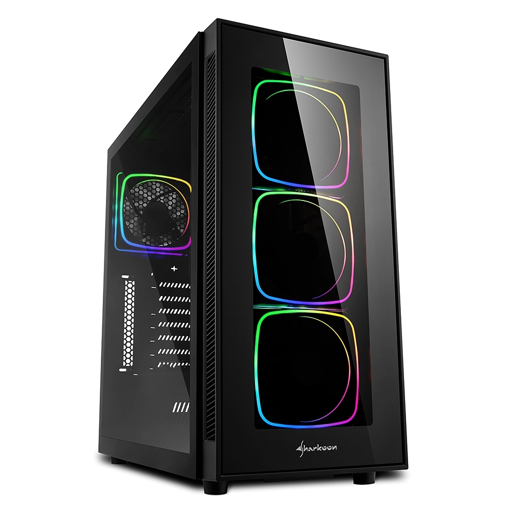 Sharkoon TG6 RGB Midi Tower Melns