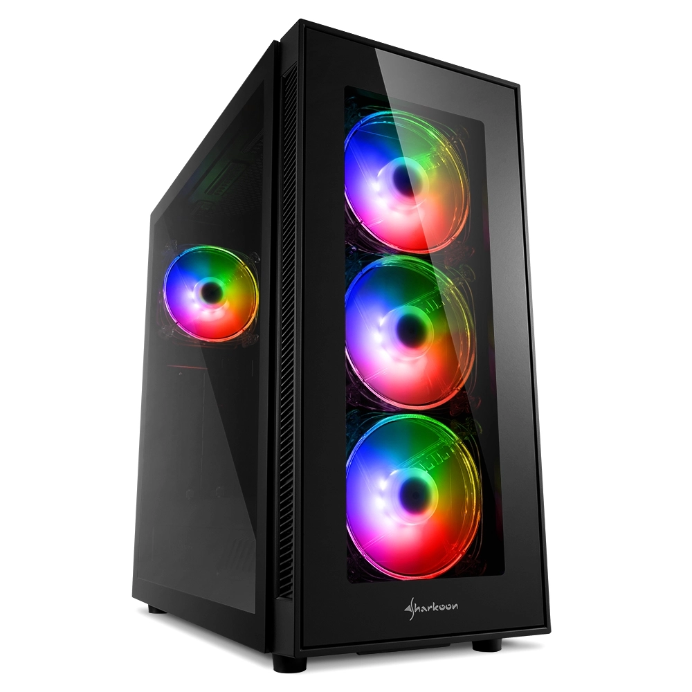 Sharkoon TG5 Pro RGB Midi Tower Melns