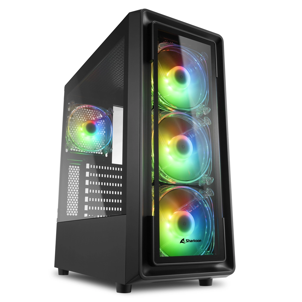 Sharkoon TK4 RGB Midi Tower Melns