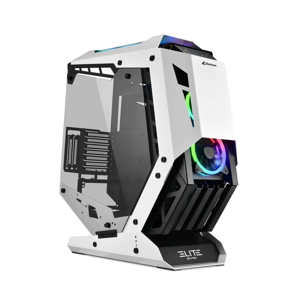 Sharkoon ELITE SHARK CA700 Tower Melns, Balts
