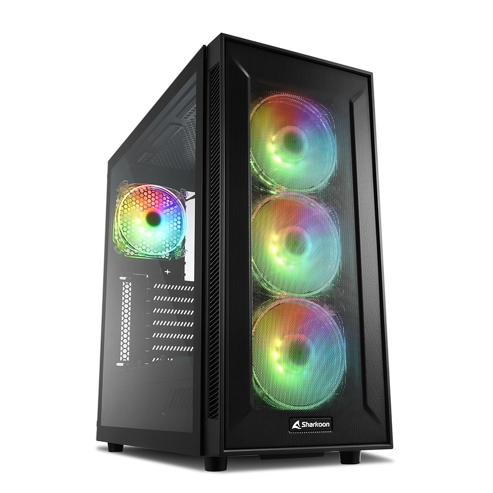 Sharkoon TG6M RGB tornis melns