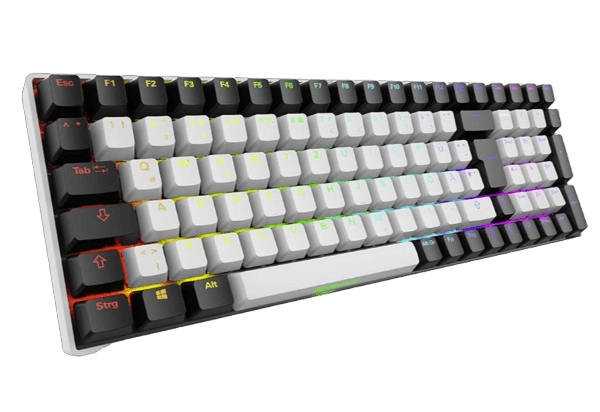 Sharkoon SGK50 S2 tastatūra Speļu RF Bezvadu QWERTZ Vācu
