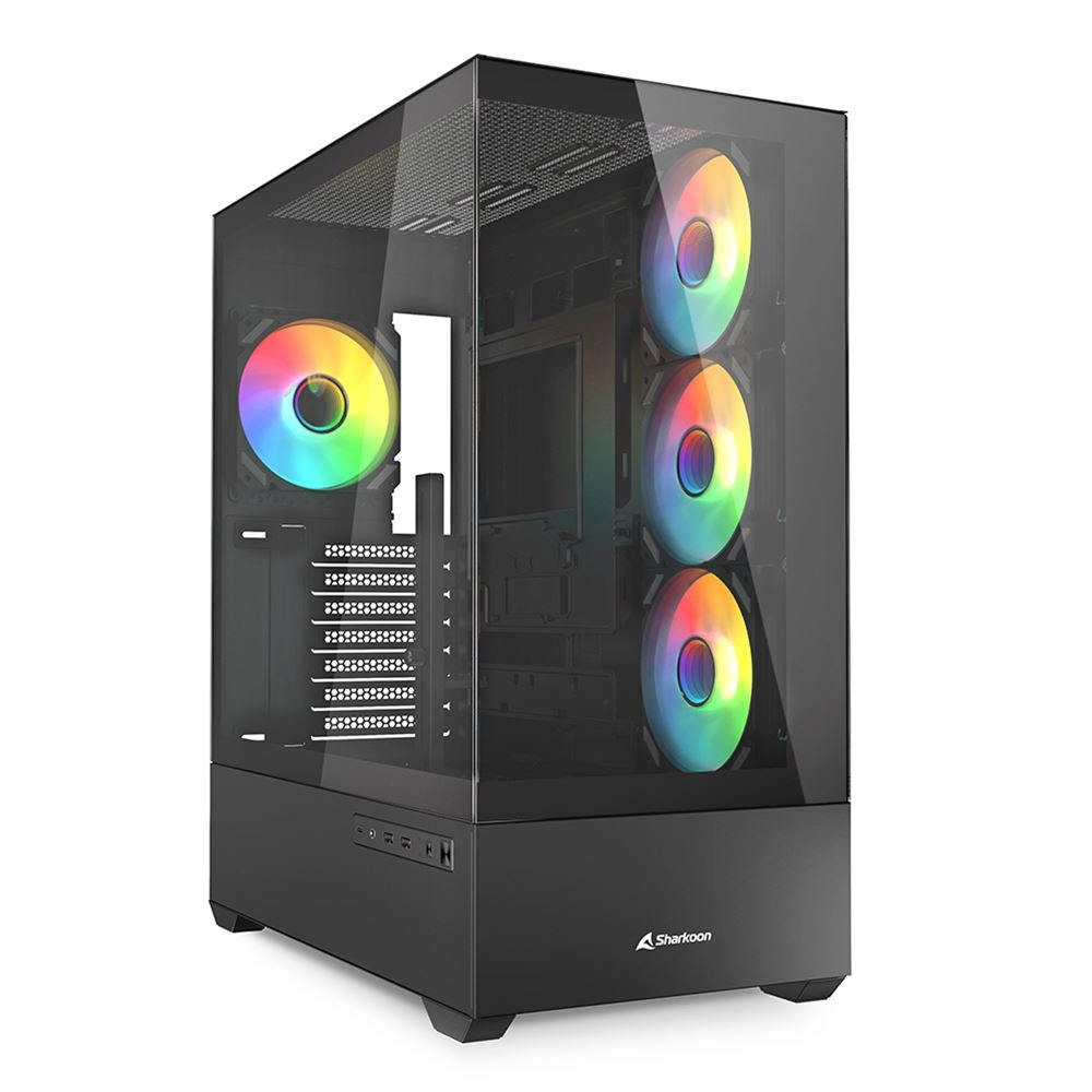 Sharkoon AK6 RGB melns