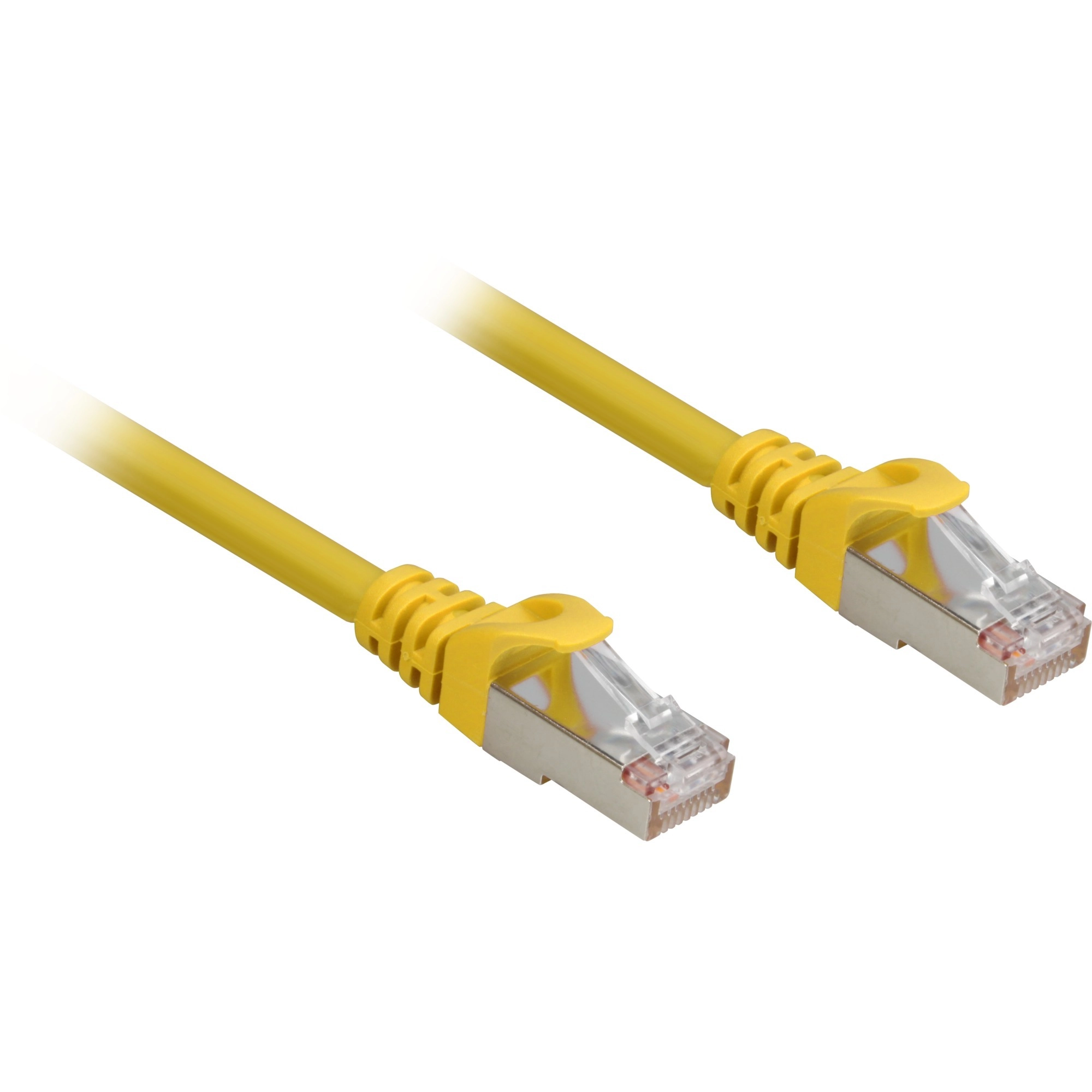 Sharkoon RJ-45/RJ-45 cat.6a S/FTP yellow