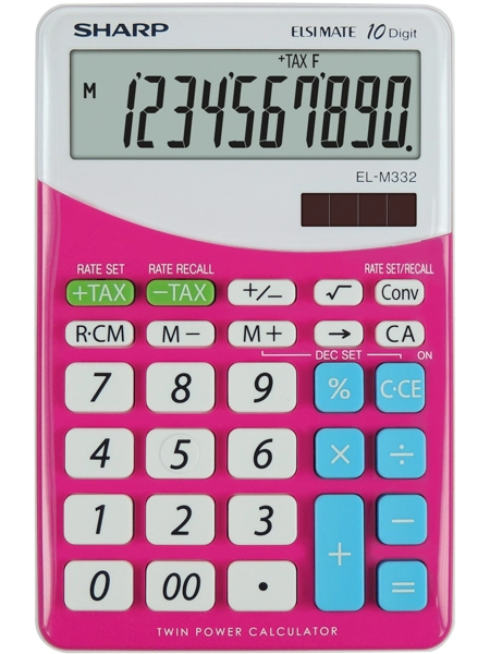 Sharp EL-M332 calculator Desktop Financial Pink