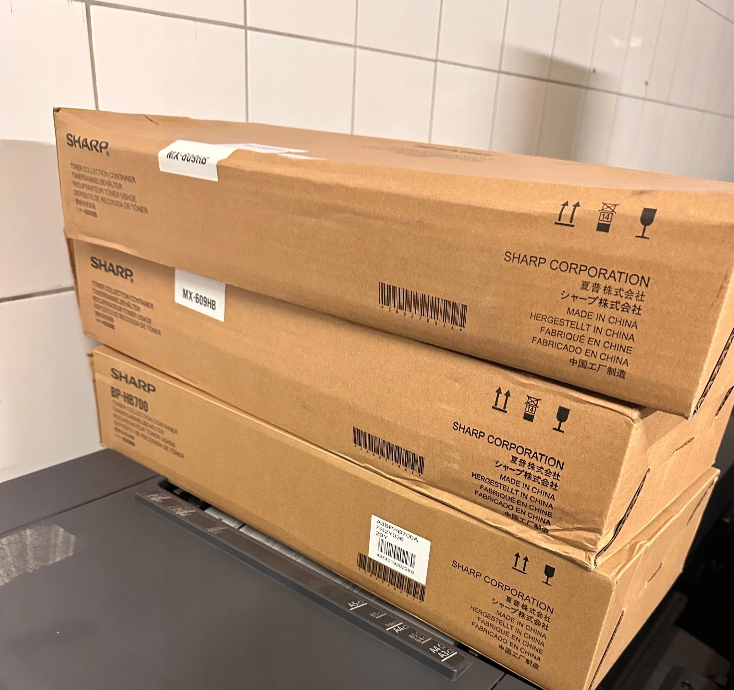 Sharp MX-609HB toner collector 100000 pages