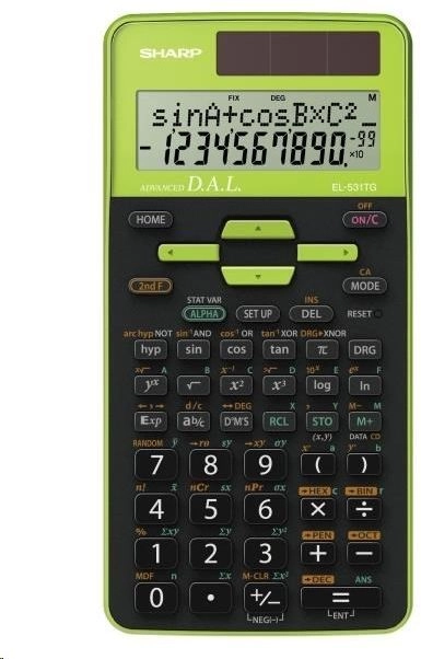Sharp EL-531TG calculator Pocket Scientific Black