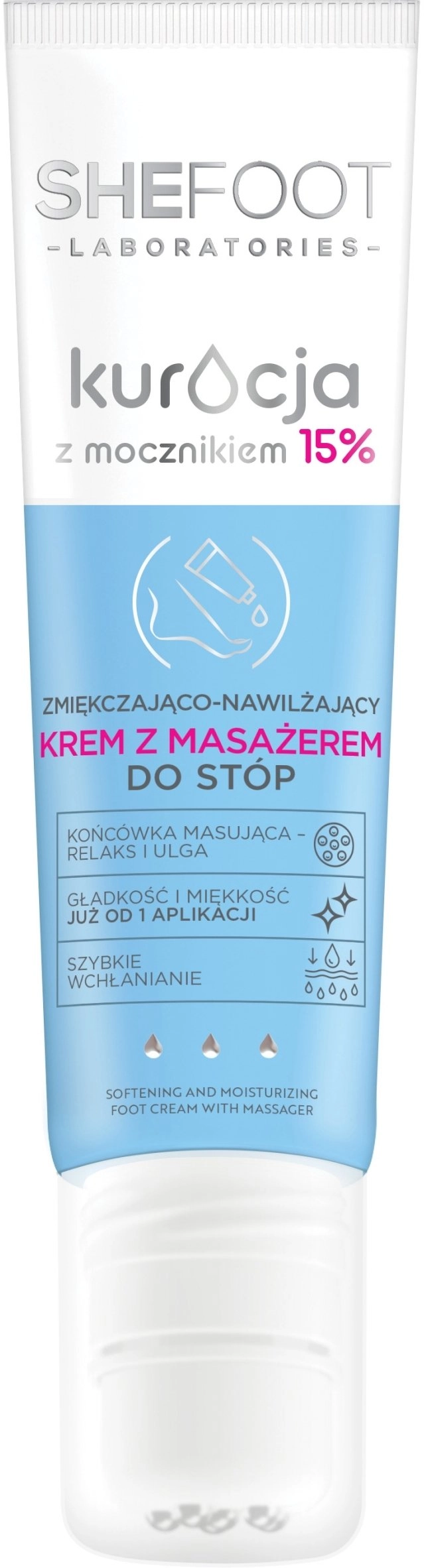 SHEFOOT Urea treatment Cream with massager