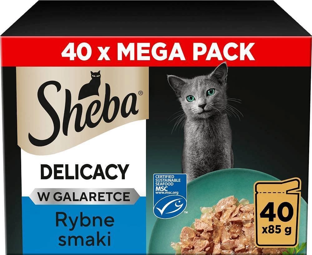 Sheba Delicacy Fish Flavors in Jelly