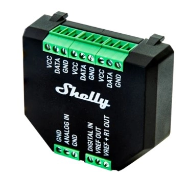 Shelly Plus Add-On Indoor/outdoor Temperature sensor